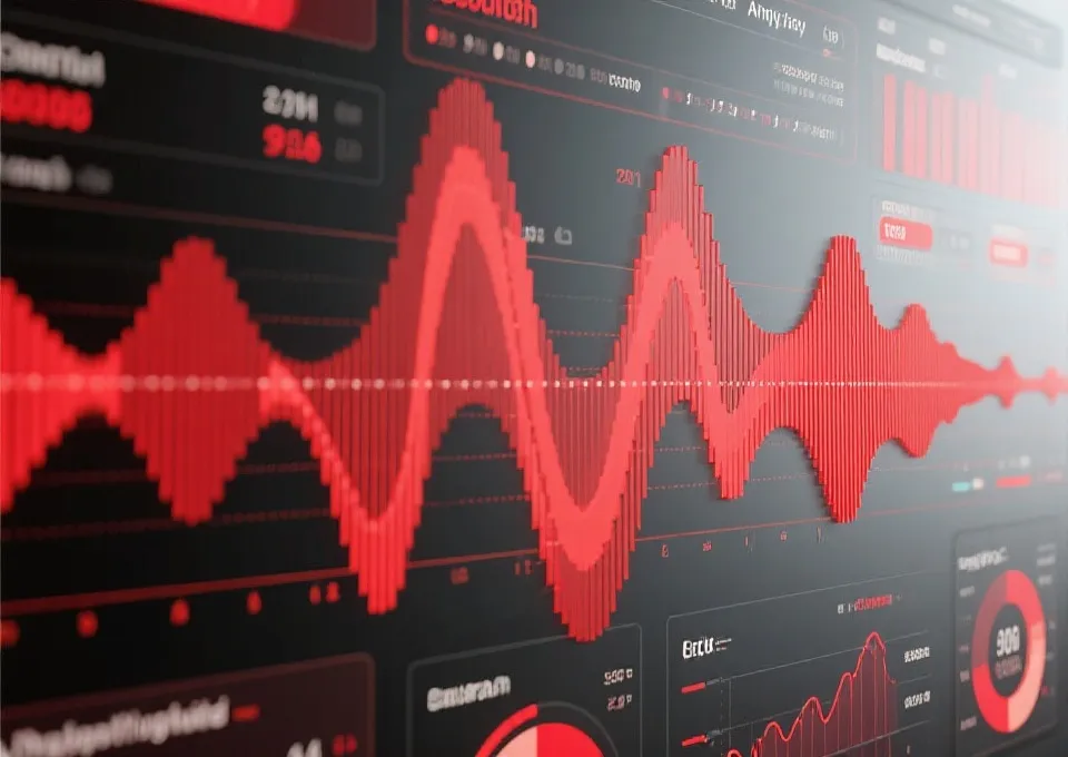 跨度走势与波动节奏分析图示